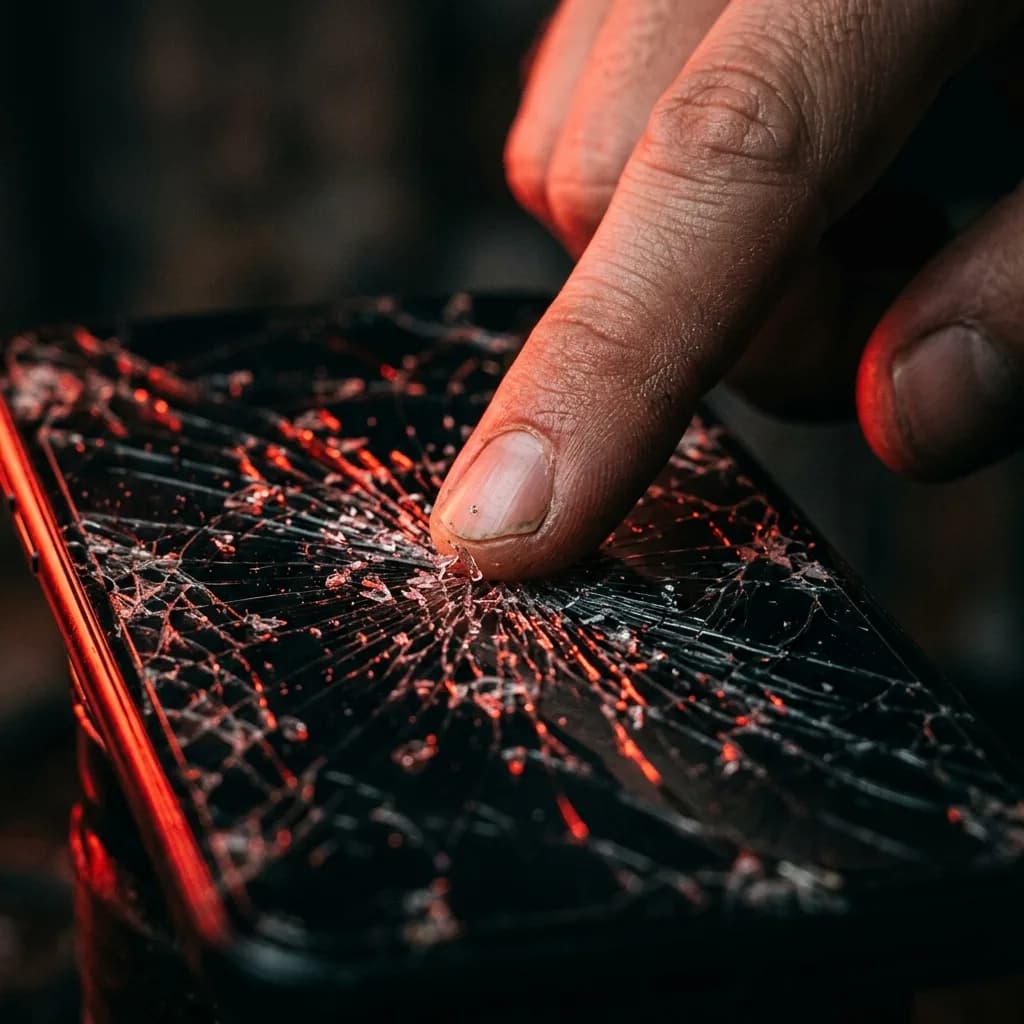 شاشة متشققة ولمس لا يستجيب: ماذا تفعل؟
